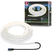 Paulmann Plug & Shine Smooth LED-nauha 3.000K 10m Smooth, himmennettävä, Valkoinen/opaali, Synteettinen materiaali, Moderni