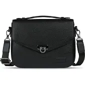 Bugatti Elsa Crossbody-laukku Nahka 25 cm Musta