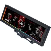 Lian Li 8,8" Universal Screen, LCD-näyttö, musta