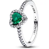 Pandora Timeless Elevated Royal Green Heart sormus 198421C07-54