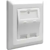 DeLOCK – Keystone Wall Outlet 2 Port (86202)