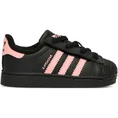 Adidas Originals Tennarit 'Superstar II' roosa / musta