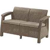 Keter Corfu Love Seat puutarhasohva, beige