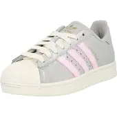 Adidas Originals Matalavartiset tennarit 'SUPERSTAR II' harmaa / vaaleanpunainen / valkoinen