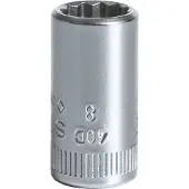 Stahlwille Kuusiohylsy 01030009; 1/4''; 9 mm