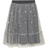 Creamie Skirt Sequins Mesh - Grey - 116