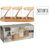 Excellent houseware EH 3kpl säilytyspurkkisetti