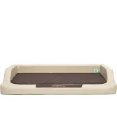 HOBBYDOG Medico Lux Lair - Beige ruskealla patjalla XXL