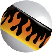 Wildcat Image Stripy Flames - 1,6 mm, 6,0 mm