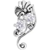 Wildcat Flower - 1,2 mm, 6,0 mm, Kristallklar