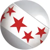 Wildcat Image Stripy Stars - 1,6 mm, 8,0 mm