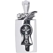 Wildcat Keyhole Pendant without Chain
