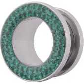 Wildcat Sealed Crystal Rim Tunnel - 18,0 mm, Zirkonblau