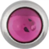 Wildcat Smooth Jewelled - Fuchsia, 8,0 mm