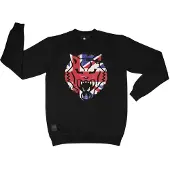 Wildcat Union Jack - Collegepaita - S, Musta
