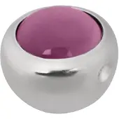 Wildcat Smooth Jewelled - Lila, 6,0 mm