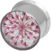 Wildcat Real Flower Design Plug - 20,0 mm, Pink
