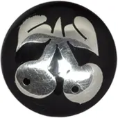 Wildcat Buffalo Horn Silver Cherries - 16,0 mm