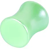 Wildcat Double Flared Shiny Pastel - 6,0 mm, Zelena