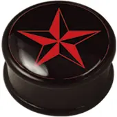 Wildcat Icon Nautical Star on Black<!--63fde6ebd60f2--> - 14,0 mm