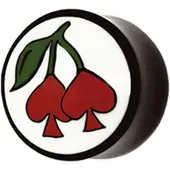 Wildcat Buffalo Horn Cherry Spades - 14,0 mm