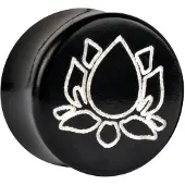 Wildcat Lotus on Horn Deluxe Plugs - 14,0 mm, Platinasta