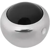 Wildcat Smooth Jewelled - Črna, 8,0 mm