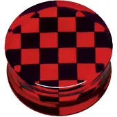 Wildcat Silhouette Red and Black Check<!--63fddbc6520cc-->