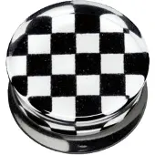 Wildcat Silhouette Black and White Check - 14,0 mm