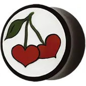 Wildcat Buffalo Horn Cherry Hearts - 6,0 mm