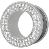 Wildcat Sealed Crystal Rim Tunnel - 4,0 mm, Kristallklar