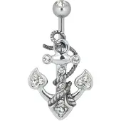 Wildcat Jewelled Anchor - 10,0 mm, Bela