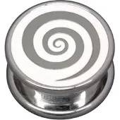 Wildcat White Spiral Impression Cannister Plug - 18,0 mm