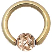 Wildcat Sealed Multi Jewelled Clip in Ring - 4,0 mm, Marelična, 8,0 mm