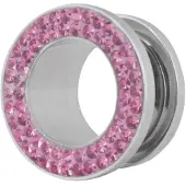 Wildcat Sealed Crystal Rim Tunnel - 26,0 mm, Rosa