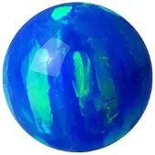 Wildcat Opal Ball - 1,6 mm, 5,0 mm, Temno Modra