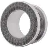 Wildcat Sealed Crystal Rim Tunnel - 26,0 mm, Diamatno Črna