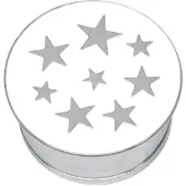 Wildcat Impression Stars on White