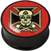 Wildcat Icon Templar Cross Skull