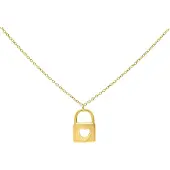 Wildcat Little Lock Necklace - kaulakoru - Kultainen metalli
