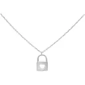 Wildcat Little Lock Necklace - kaulakoru - Hopeinen metalli