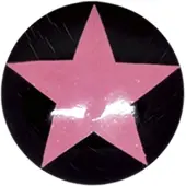 Wildcat Buffalo Horn Pink Star Plug