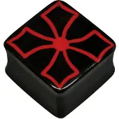 Wildcat Red Diamonds Square - 14,0 mm