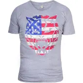 Wildcat Vintage Stars & Stripes - T-paita - XL, Harmaa