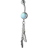 Wildcat Feather Synthetic Opal Bananabell - 8,0 mm