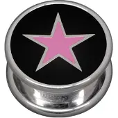 Wildcat Pink Star Impression Cannister Plug - 14,0 mm