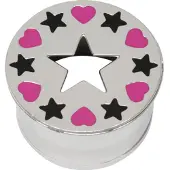 Wildcat Impression Star and Stars Hearts Tunnel - 16,0 mm