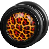 Wildcat Colourful Leopard Fake Plug - Orange