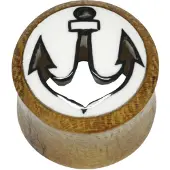 Wildcat Anchor Cutout Bone Inlay - 14,0 mm