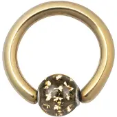 Wildcat Sealed Multi Jewelled Clip in Ring - 4,0 mm, Šampanjec, 8,0 mm